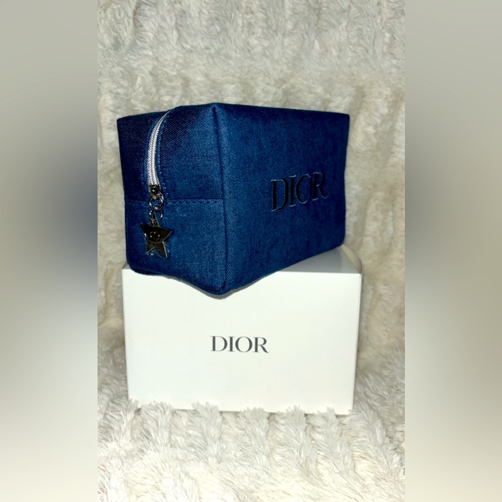Dior blue pouch never never used